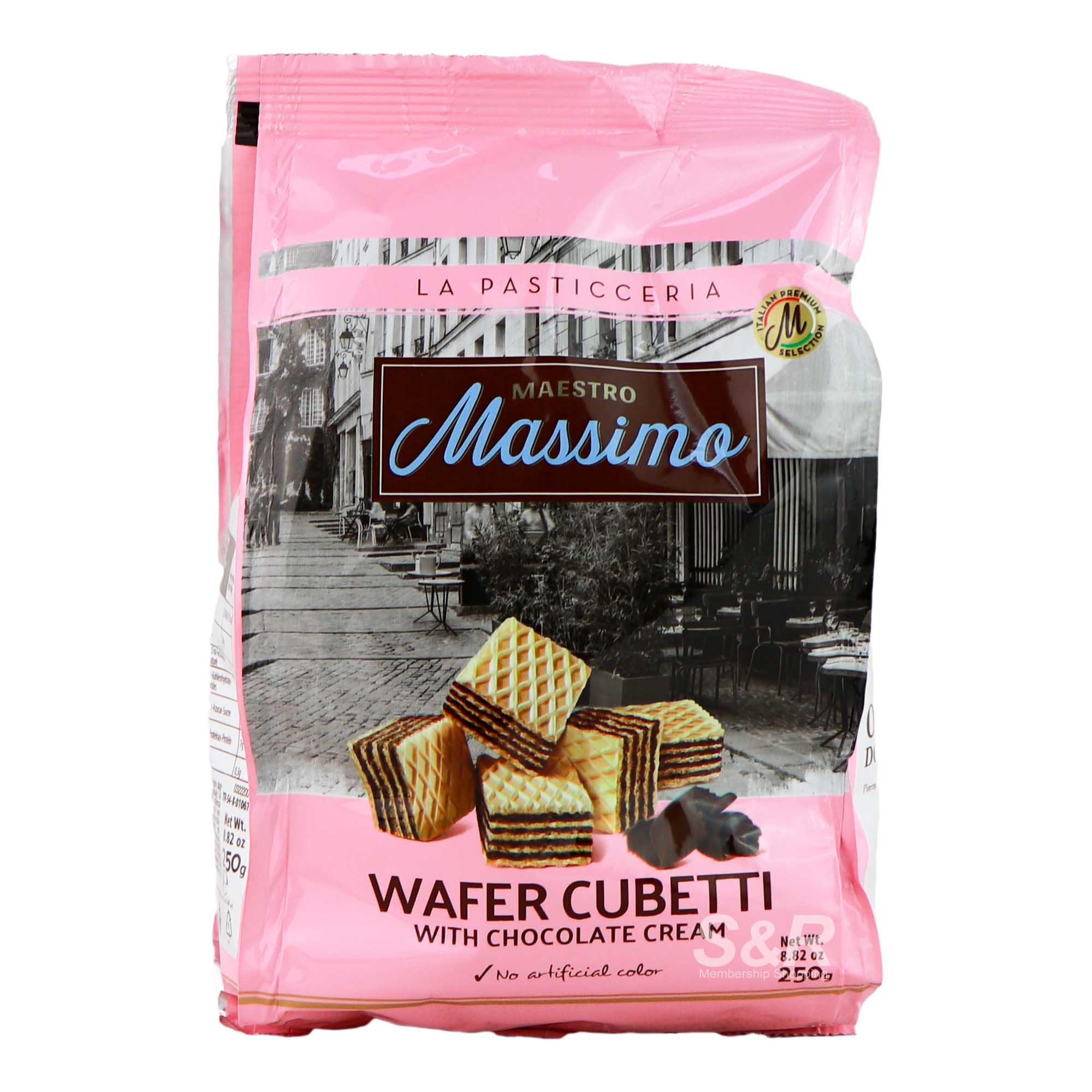 Maestro Massimo Chocolate Cream Wafer Cubes 250g